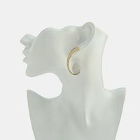 Japonais Et Coréen Nouvelle Personnalité À La Mode Femmes Rue Tir Géométrique Boucles D'oreilles À La Mode Tous-match Minimaliste Creative Shell Boucles D'oreilles Pour Les Femmes main image 5