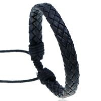 Fashion Geometric Pu Leather No Inlaid Unisex Bracelets sku image 3