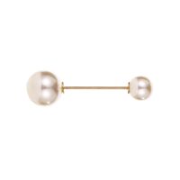 New Double-headed Pearl Word Pin Simple Anti-buffing Brooch Collar Brooch Fashion Wild Neckline Pin Shawl Buckle sku image 4
