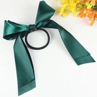 Hot Sale Hair Accessories Hair Band Sweet Oversized Ribbon Bow Hair Band Popular Bow Tie Hair Rope Wholesale sku image 24