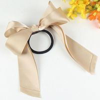 Hot Sale Hair Accessories Hair Band Sweet Oversized Ribbon Bow Hair Band Popular Bow Tie Hair Rope Wholesale sku image 26