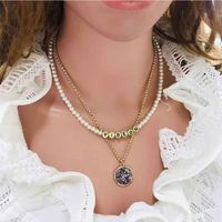 Jewelry Item Alloy Pendant Alphabet Word Necklace Women Necklace main image 1