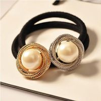 Camellia Hair Ring Alloy Flower Hair Rope main image 6