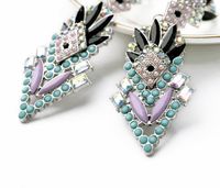 Fashion Jewelry Wholesale Exaggerated Luxury Women's Ear Studs main image 5