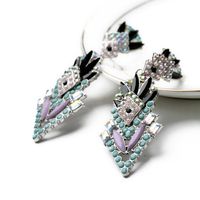 Fashion Jewelry Wholesale Exaggerated Luxury Women's Ear Studs main image 6