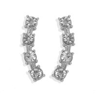 Baub Die Gleiche Legierung Diamant Ohrringe Mode Ohrringe High Sense Kleid Accessoires Laufsteg Ohrringe main image 6