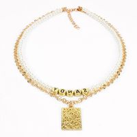 Jewelry Alphabet Word Combination Necklace Women sku image 1