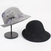 Women's Korean Woolen Hat With Felt Hat main image 3