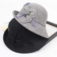 Sombrero De Lana Coreano Para Mujer Con Sombrero De Fieltro main image 4