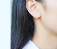 Europäische Und Amerikanische Paar Ohrringe Einfache Hohle Gebürsterte Pfeil Ohrringe Umweltschutz Galvani Sierte Gold-und Silber Rogen Ohrringe Großhandel main image 3