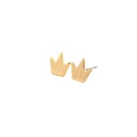 Simple Crown Crown Earrings Brushed Earrings Cute Little Sapling Grass Earrings Wholesale main image 6