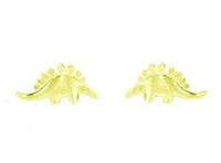 Hot Sale Kleine Dinosaurier Ohr Stecker Umwelt Legierung Galvani Sierte Gold-und Silber Rosarote Ohr Stecker Tier Monster Ohr Stecker main image 6