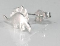 Best Selling Little Dinosaur Earrings Environmental Protection Alloy Plating Gold Silver Rose Earrings main image 5