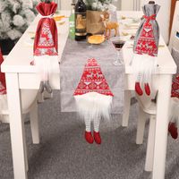 New Christmas Decoration Table Flag Creative Three-dimensional Elderly Table Decoration Tablecloth Placemat main image 4