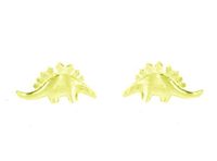 Best Selling Little Dinosaur Earrings Environmental Protection Alloy Plating Gold Silver Rose Earrings sku image 1