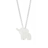 Hot Sale Cute Elephant Necklace Eco Alloy Electroplated Gold Necklace Clavicle Chain Wholesale sku image 2