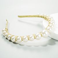 Europe And The United States Set Pearl Hair Hoop Winding Thin Edge Hair Accessories Fashion Head Buckle main image 3