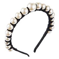 Europe And The United States Set Pearl Hair Hoop Winding Thin Edge Hair Accessories Fashion Head Buckle main image 5
