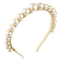 Europe And The United States Set Pearl Hair Hoop Winding Thin Edge Hair Accessories Fashion Head Buckle sku image 2
