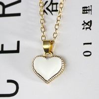 Korean Fashion Oil Drop Butterfly Pendant Necklace New Style Clavicle Chain Wholesale sku image 2