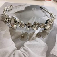 Koreanische Netz Rote Fee Kristall Diamant Dünne Seite Stirnband Koreanische Temperament Damen Mode Süße Haarkarte Kopfschmuck main image 5