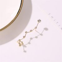 Diamond Earrings Beidou Qixing Earrings Simple Ear Cuff Single main image 4