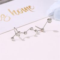 Diamond Earrings Beidou Qixing Earrings Simple Ear Cuff Single main image 5