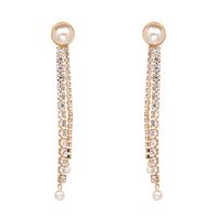 Pearl Tassel Earrings Hot Jewelry Earrings Wholesale main image 3