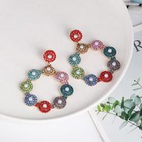 Colored Diamond Earrings Women's Crystal Earrings main image 2
