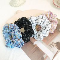 Head Rope For Girls Retro Large Intestine Hair Band Rubber Band Female Tie Hair Rope main image 4