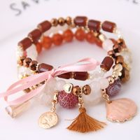 Korean Fashion Sweet Multi-element Pendant Multilayer Crystal Female Bracelet Wholesale main image 1