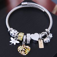 Fashion Metal Wild Simple Love Pendant Multi-element Accessories Bracelet main image 3