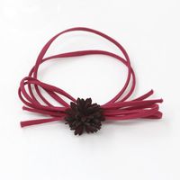 Handmade Bow Flower Hair Rope High Elastic Rubber Band Hair Ring Hair Accessories Headdress Wholesale main image 5