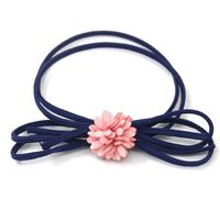 Handmade Bow Flower Hair Rope High Elastic Rubber Band Hair Ring Hair Accessories Headdress Wholesale main image 6
