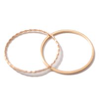 Explosion-shaped Metal Electroplated Twist Geometric 2-piece Ring main image 3