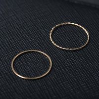 Explosion-shaped Metal Electroplated Twist Geometric 2-piece Ring main image 4
