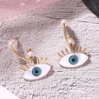 Korean New Alloy Eye Earring Fashion Earring Accessories main image 5