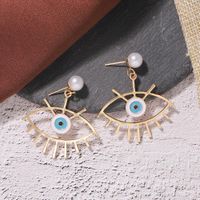 Korean New Alloy Eye Earring Fashion Earring Accessories main image 3