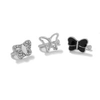Alloy Studded Butterfly Ear Stud Earrings Simple Wild Jewelry Set Wholesale main image 6