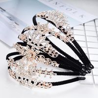 Fashion Headwear Shiny Crown Rhinestone Headband Alloy Full Diamond Hair Hoop Wholesale main image 1