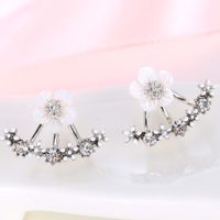 Delicate Korean Fashion Sweet Zircon Earrings sku image 2
