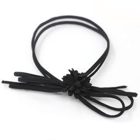 Handmade Bow Flower Hair Rope High Elastic Rubber Band Hair Ring Hair Accessories Headdress Wholesale sku image 3