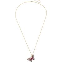 Vintage Butterfly Diamond Pendant Necklace Female Fashion Creative Detachable Brooch Accessory main image 3