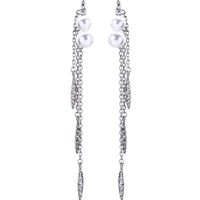 Long Pearl Tassel Diamond Earrings Earrings Female Fashion Earrings main image 6