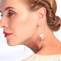 Long Earrings Fashion Face Ear Studs New Temperament Asymmetric Earrings main image 4