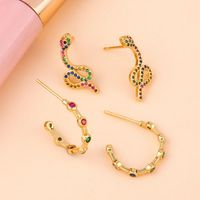 Earrings Snake Earrings Female C-shaped Senior Earrings main image 5