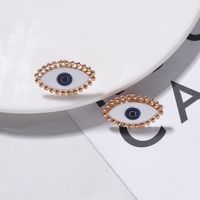 Korean New Alloy Eye Earring Fashion Earring Accessories sku image 1