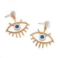 Korean New Alloy Eye Earring Fashion Earring Accessories sku image 3