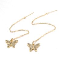 Alloy Studded Butterfly Ear Stud Earrings Simple Wild Jewelry Set Wholesale sku image 1