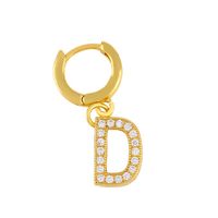 Alphabet Earrings With Diamonds sku image 4